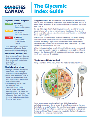 The Glycemic Index Guide