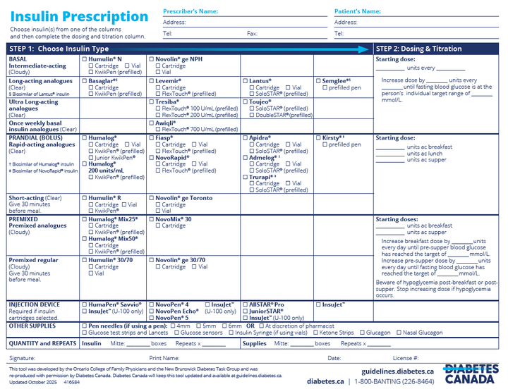 HCP tools and resources – Shop Diabetes Canada