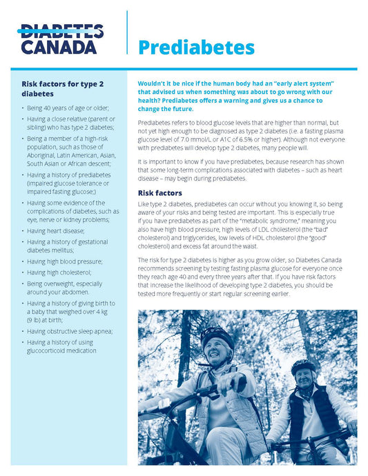 Prediabetes