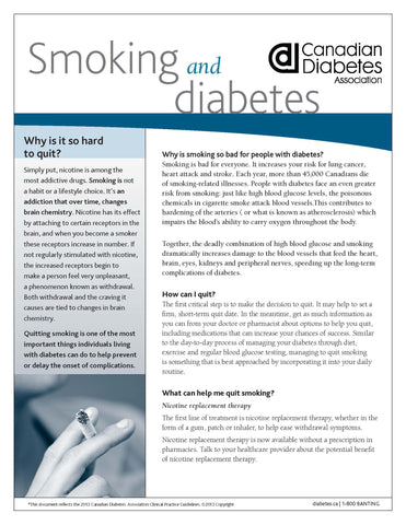 Smoking and Diabetes